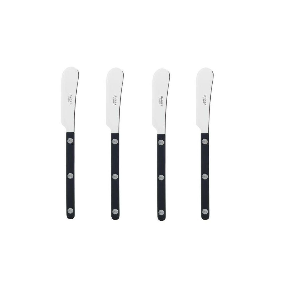 Bistrot Shiny Butter Spreaders Set of 4) Black - Home Decors Gifts online | Fragrance, Drinkware, Kitchenware & more - Fina Tavola