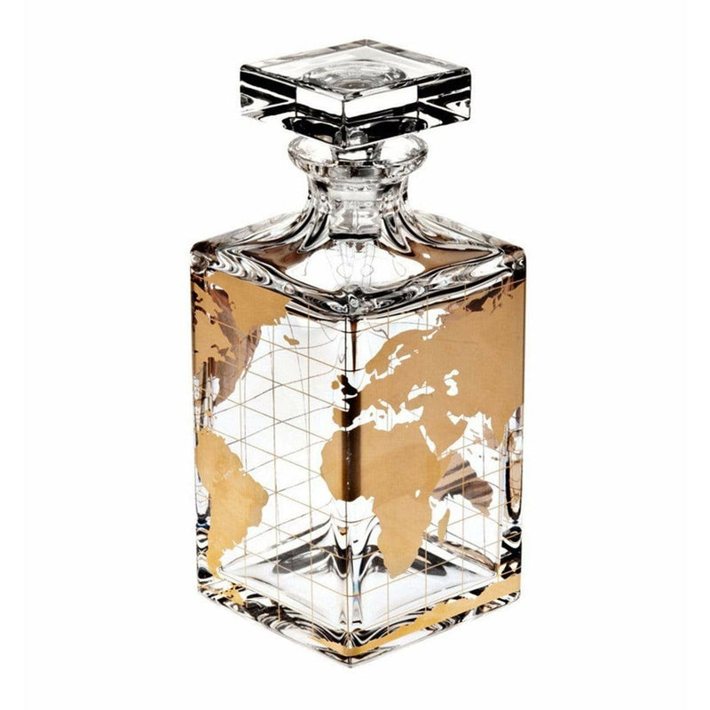 Vista Alegre Whisky Liquor Decanter Atlas Gold - Home Decors Gifts online | Fragrance, Drinkware, Kitchenware & more - Fina Tavola
