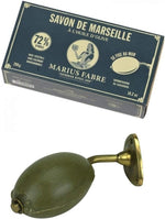 Marius Fabre Olive Oil Soap on Rotary Holder for Wall-Mounted Marseille soap 290g
