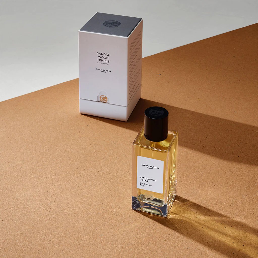 Sana Jardin Sandalwood Temple Eau de Parfum Woody, Warm Earthy