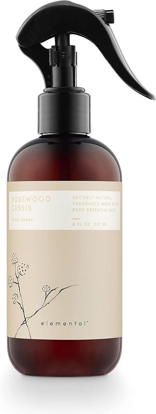 All-Natural Room Spray Elemental Collection with Essential Oils | Rosewood Cassis