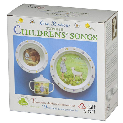 Elsa Beskow Dinnerware Set for Kids | Children's Songs