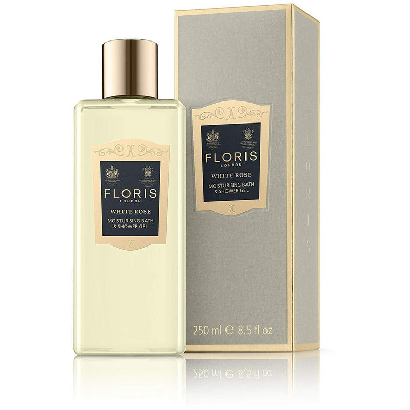 Floris London White Rose Moisturising Bath & Shower Gel - Home Decors Gifts online | Fragrance, Drinkware, Kitchenware & more - Fina Tavola