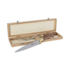 Au Nain Prince Gastronome Carving Set in a Wood Box