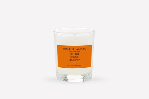 Scented Soy Candle | Black Garlic, Malbec, Prune Blend Fragrance (Ail Noir, Malbec, Pruneaux)