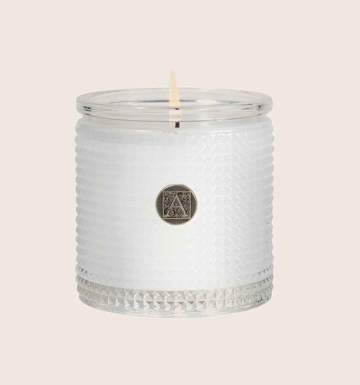 Aromatique The Smell of Spring Textured Glass Candle
