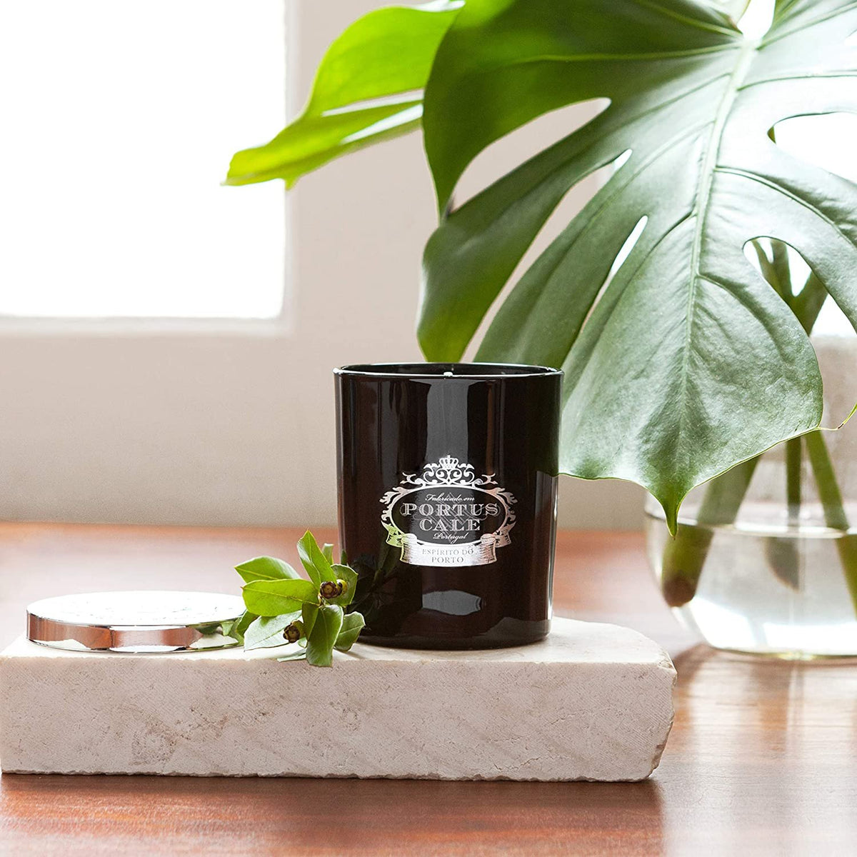 Portus Cale Black Edition Luxury Scented Candle | Citrus, Cedar, Amber