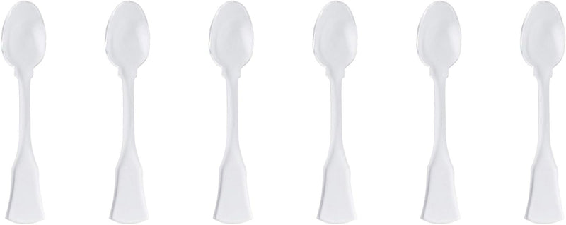 Old Fashion Honorine  Demi-Tasse Spoon | White | Set of 6