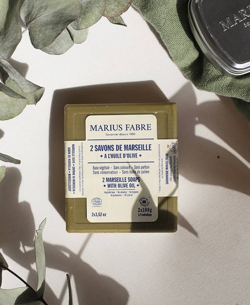Marseille Bar Soap with Olive Oil Extra Pure All Skin | Set of 2
