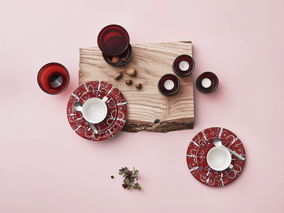 Taika Dinner Plate | Red