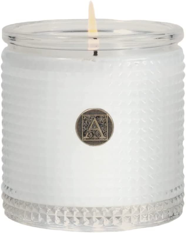 Scented Candle in Textured Glass | Smell of Gardenia