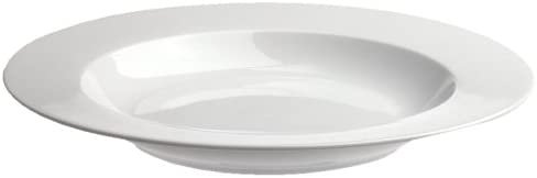 Grands Classiques Alaska Soup Plate in White Porcelain | 19 oz. | Set of 2
