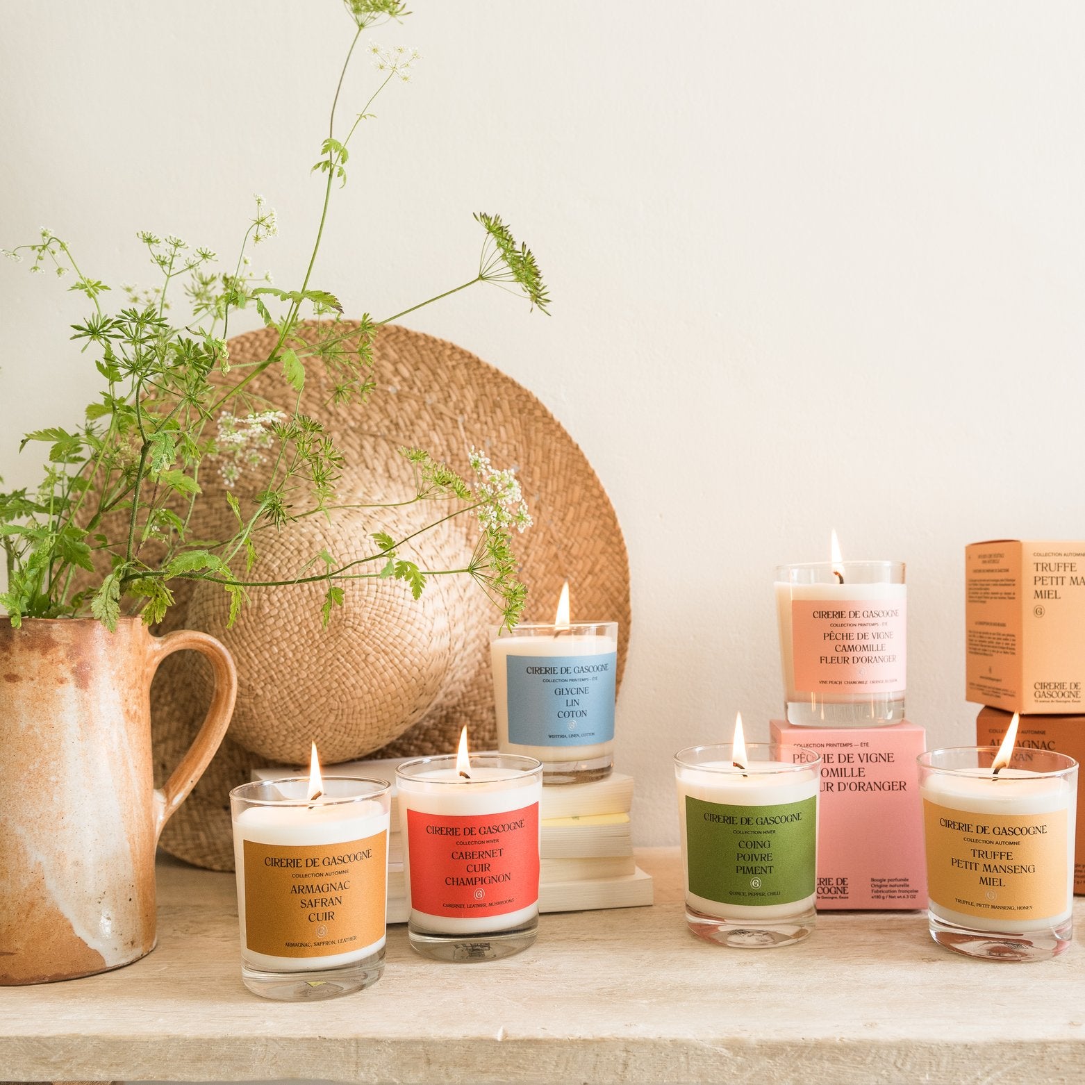 Cirerie de Gascogne Scented Soy Candle Cabernet, Leather, Mushrooms Blend - Thumbnail 4