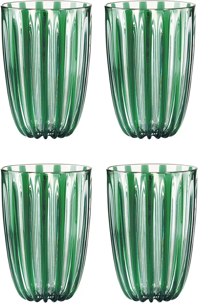Dolcevita Outdoor Tumblers | Set of 4 | Green Emerald