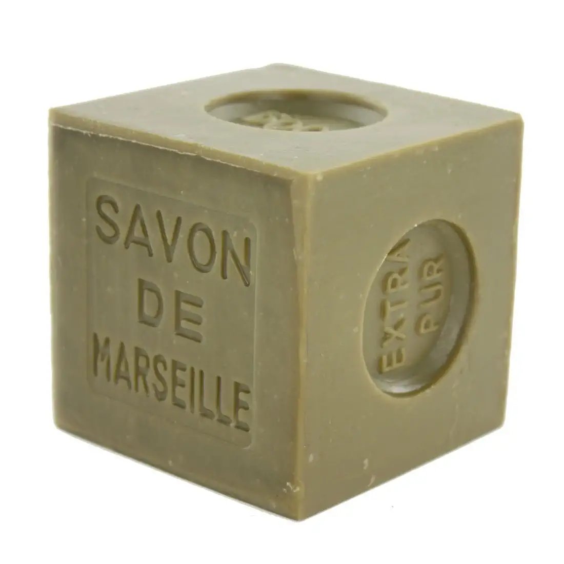 Cube of Pure Marseilles Soap In Vintage Style Box