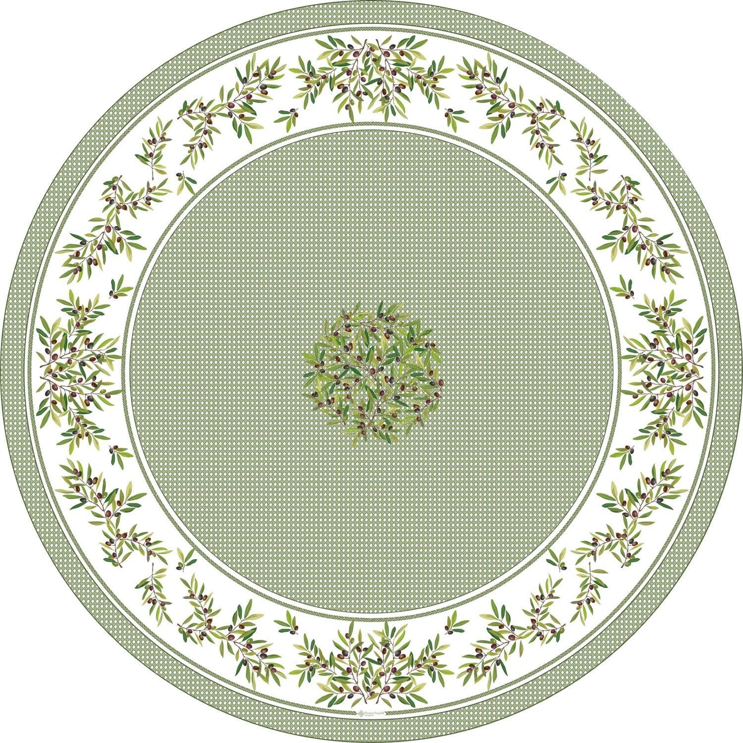 Nyons Almond Provencal Round Tablecloth - Thumbnail 3