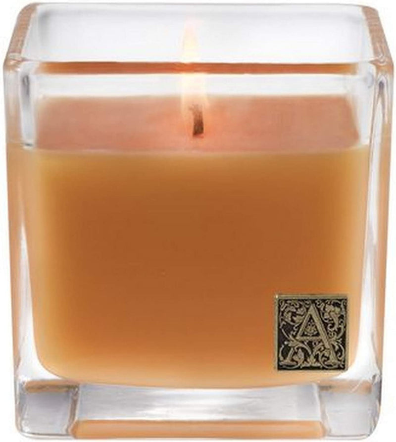Aromatique Valencia Orange Scented Candle Cube Glass 12oz