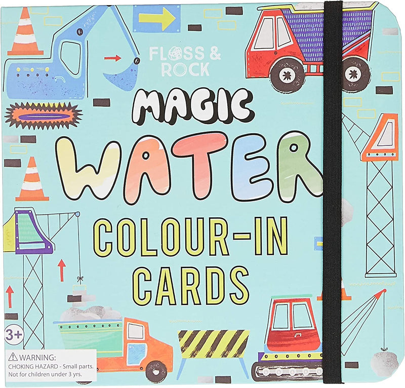 Floss & Rock Color Changing Water Cards and Pen | Construction
