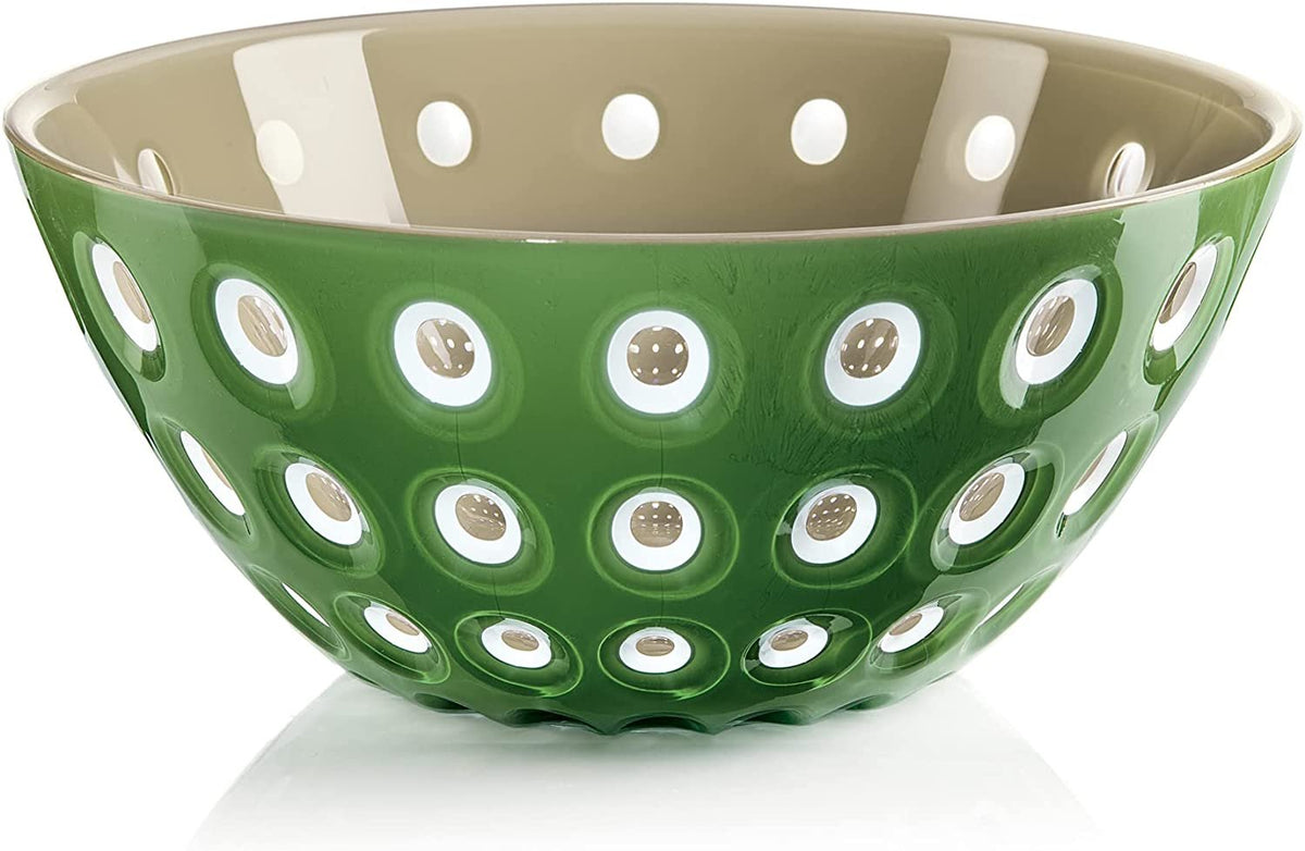 Guzzini Le Murrine Bowls Sand/White/Moss Green