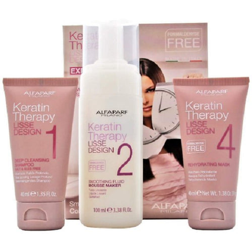 Alfaparf Milano Keratin Therapy Express Smoothing Treatment Kit (3 pieces) Lisse Design - Home Decors Gifts online | Fragrance, Drinkware, Kitchenware & more - Fina Tavola