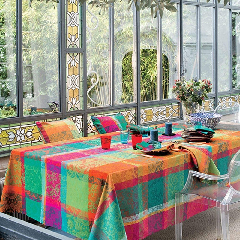 Garnier Thiebaut Mille Dentelles Floralies Tablecloth | 71" x 71"