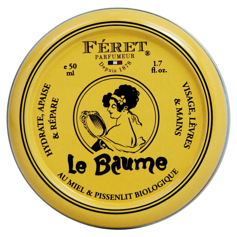 Le Baume Organic Balm for Face, Lips & Body with Organic Honey & Dandelion | Powder Pink Scent