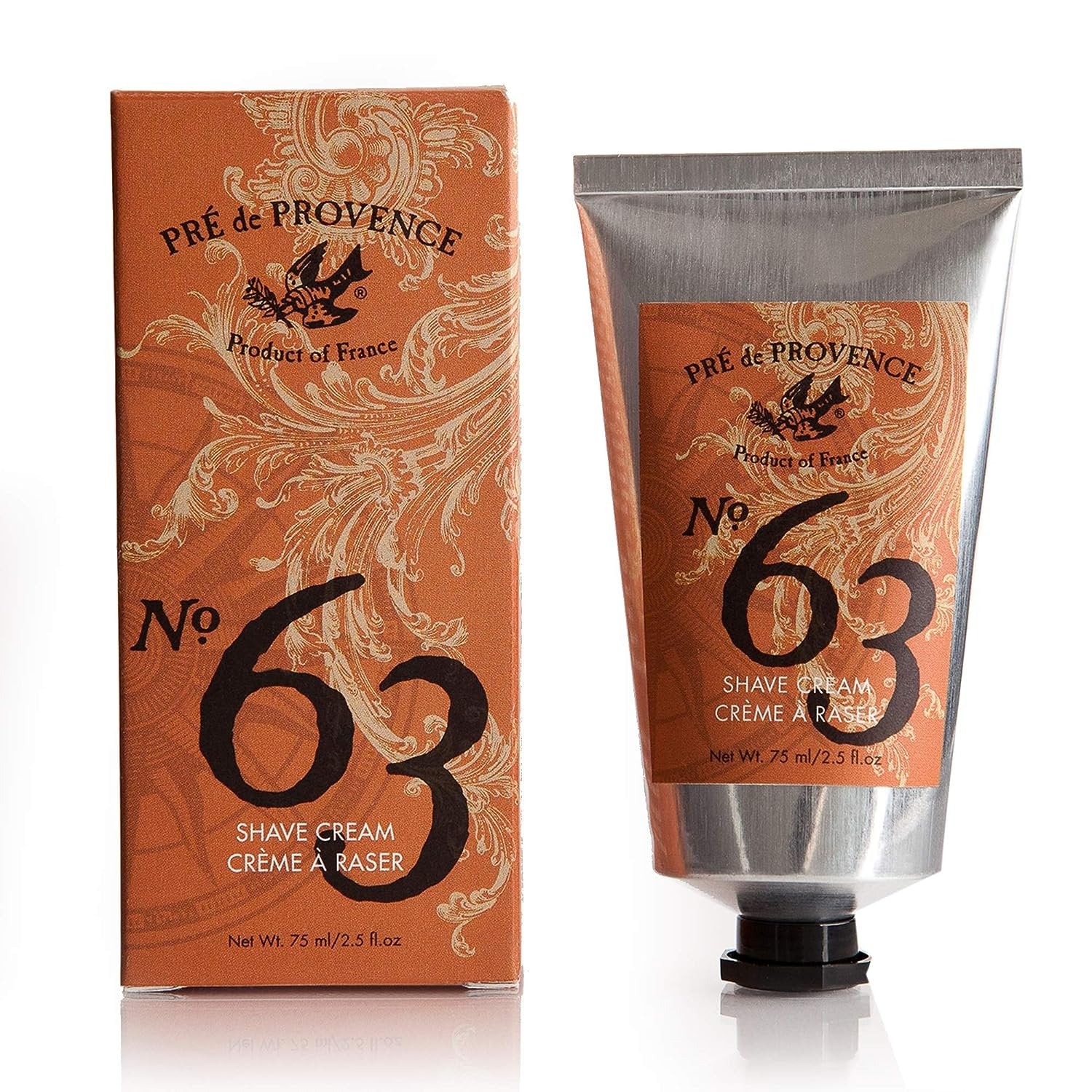 Pré de Provence No.63 Shaving Cream — Masculine Scented Beard Treatment
