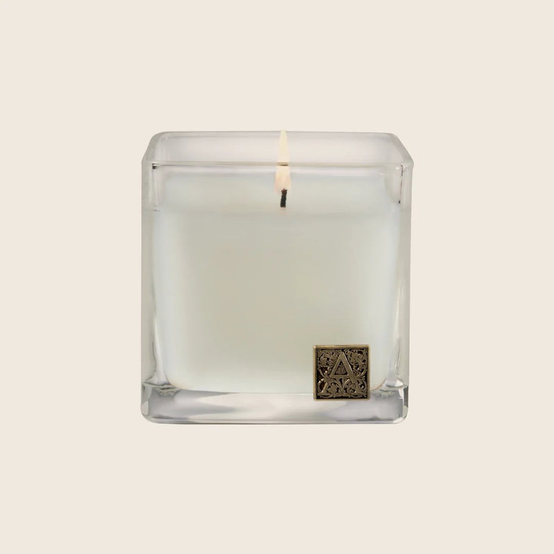 Glass Cube Scented Candle | Smell of Gardenia
