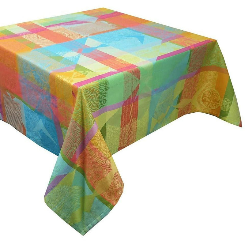 Garnier-Thiebaut Tablecloth Mille Tingari Austral 71" Square - Home Decors Gifts online | Fragrance, Drinkware, Kitchenware & more - Fina Tavola