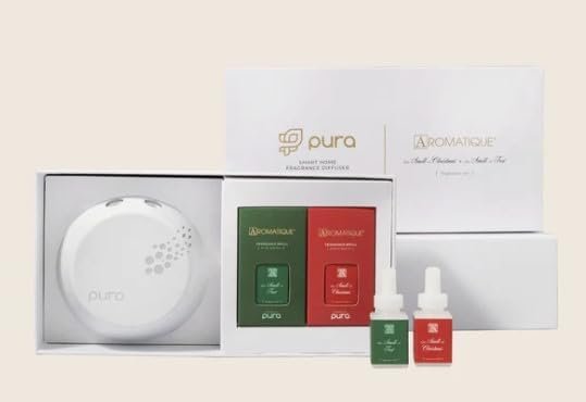 Aromatique Pura Smart Home Fragrance Diffuser Set | The Smell of Christmas & Smell of The Tree