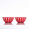 Guzzini Le Murrine Small Serving Bowl | Red & White | Set of 2