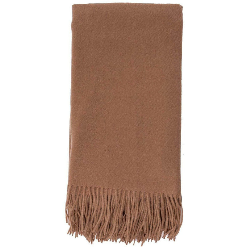 Cashmere Merino Blend The Classic Throw in Camel - Home Decors Gifts online | Fragrance, Drinkware, Kitchenware & more - Fina Tavola