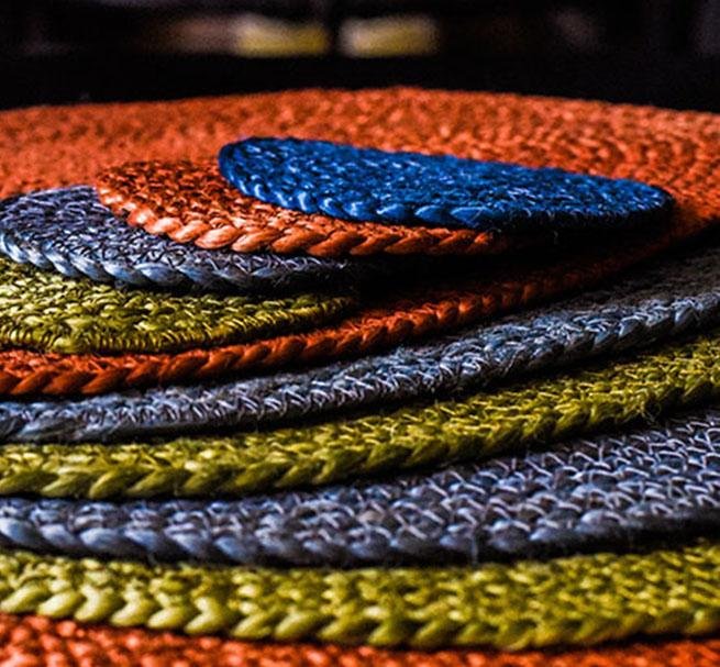 Silky Jute Round Placemat - Thumbnail 4