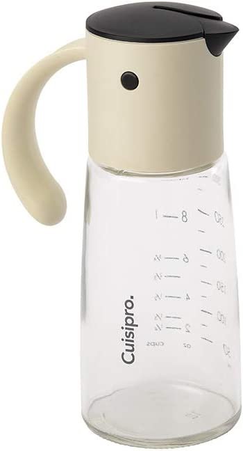 Cuisipro Oil & Vinegar No-Drip Dispenser | Ivory