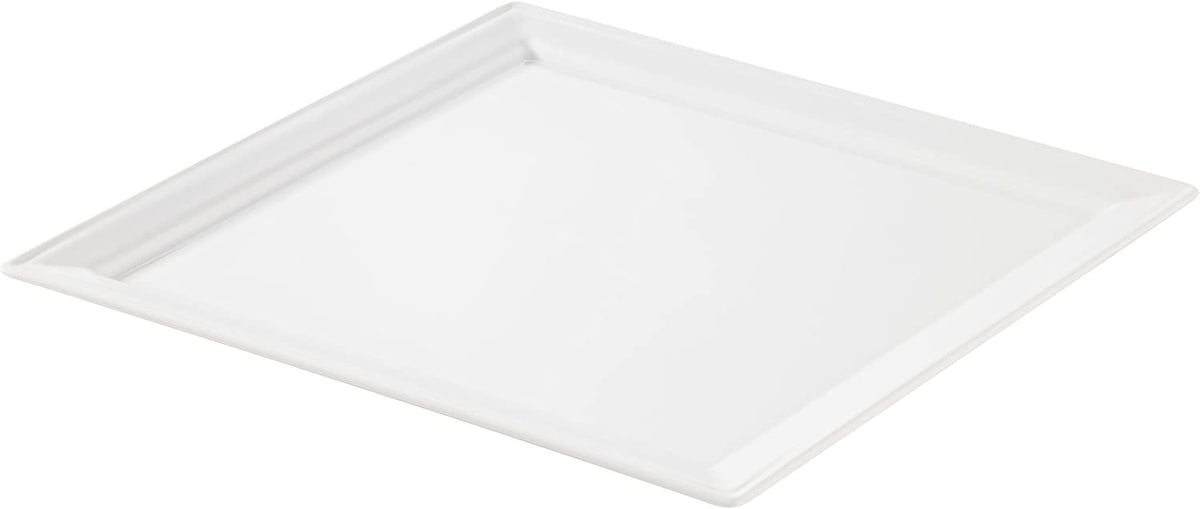 Les Essentiels Times Square Platter in White Porcelain | 11.75"