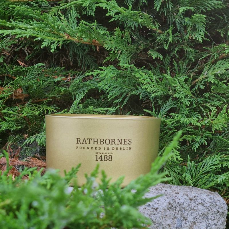Rathbornes Luxury Candle Classic Scented Dublin Christmas (Eucalyptus, Mint & Pine) 2-Wick