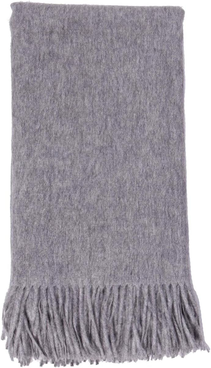 The Classic Throw Mongolian Cashmere & Merino Blend | Ash (Gray)