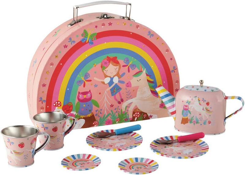 Floss & Rock Tin Tea Set | Rainbow Fairy