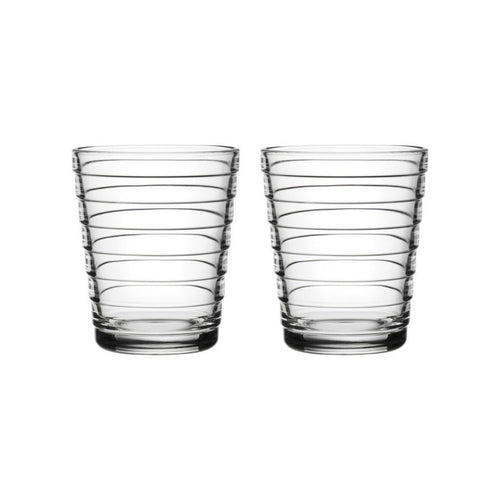Aino Aalto Clear Tumblers Set of 2 (11oz) - Home Decors Gifts online | Fragrance, Drinkware, Kitchenware & more - Fina Tavola