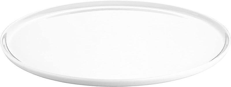 Pillivuyt 11-1/4-Inch Small Round Porcelain Serving Platter Pizza, Cheese, Sushi, Vegetables