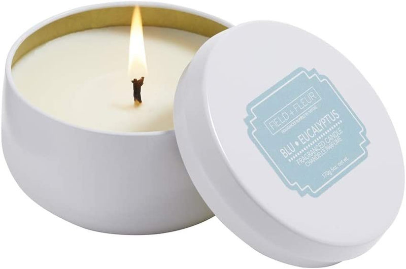Naturals Scented Candle in a Tin | Blu Eucalyptus