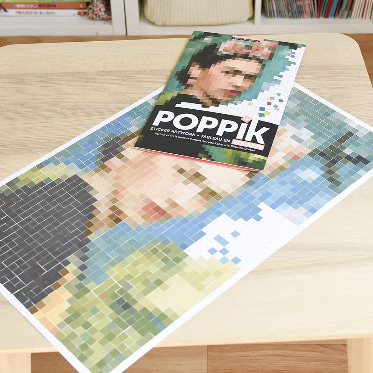 Mosaic Creative Sticker Activity Poster | Frida Kahlo Poster