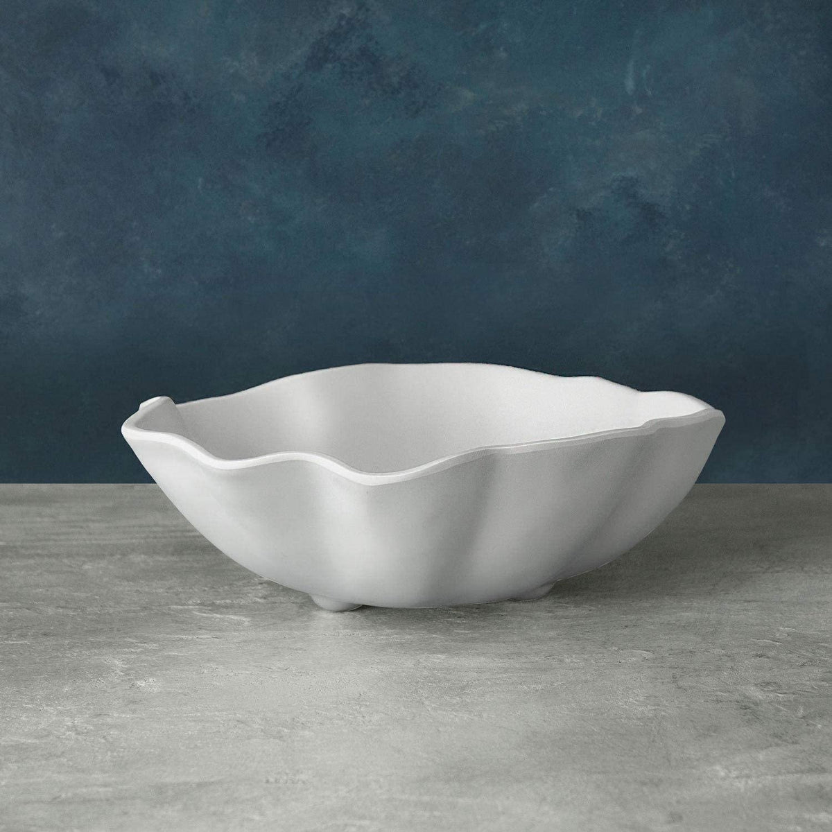 VIDA Nube Medium Bowl in White Melamine | 11.25"D