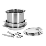 Cristel Strate 13 Piece Cookware Set with Removable Handles - Home Decors Gifts online | Fragrance, Drinkware, Kitchenware & more - Fina Tavola