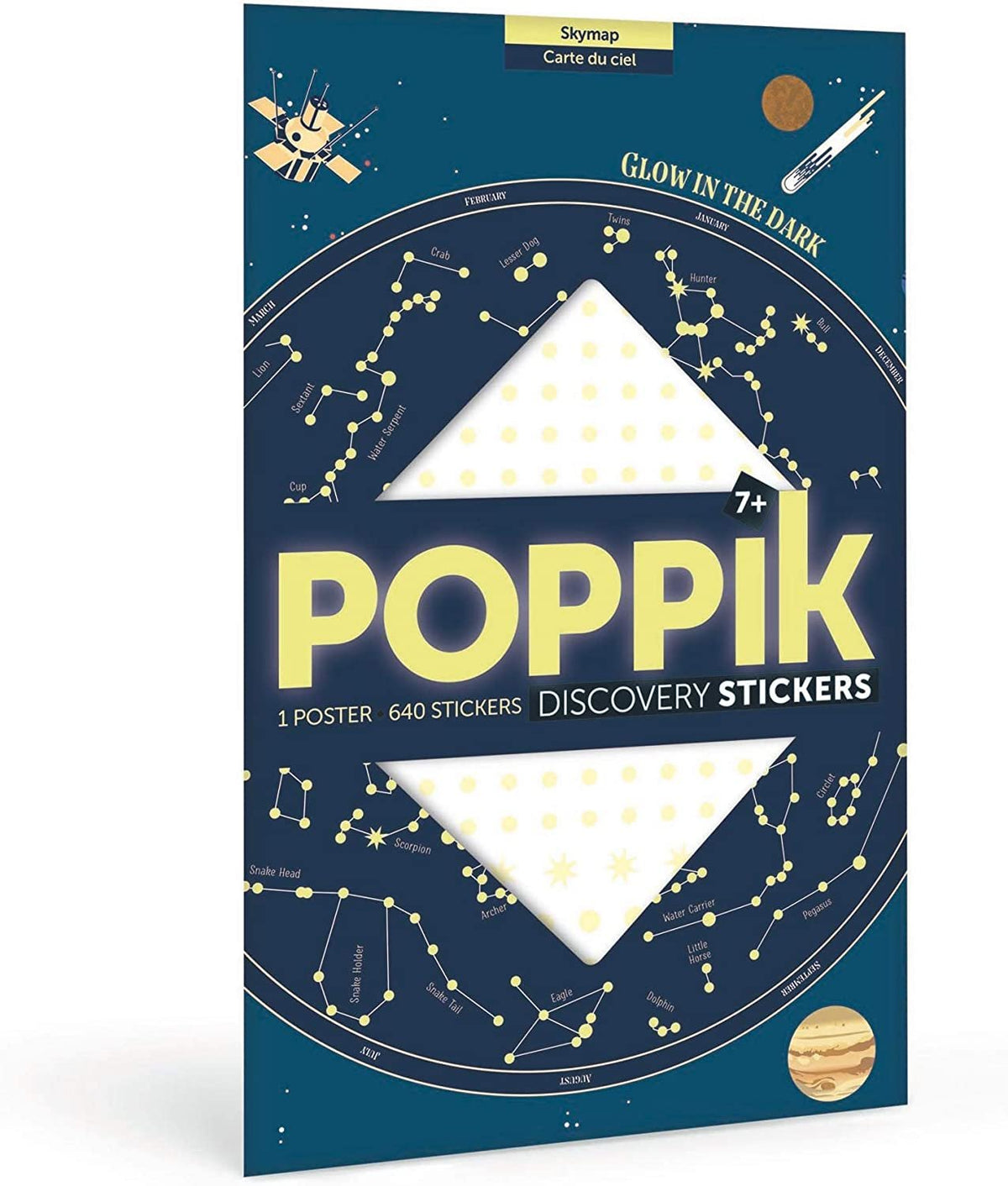 Mosaic Creative Sticker Activity Poster | Sky Map