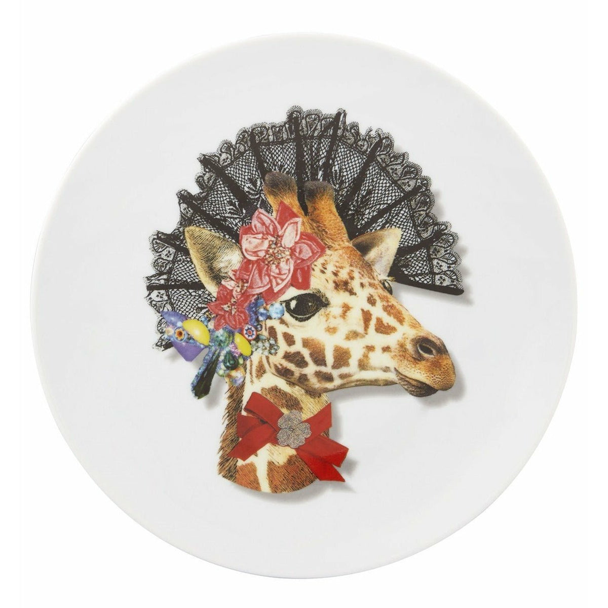 Christian Lacroix Love Who You Want Dessert Plate - Doña Jirafa - Home Decors Gifts online | Fragrance, Drinkware, Kitchenware & more - Fina Tavola