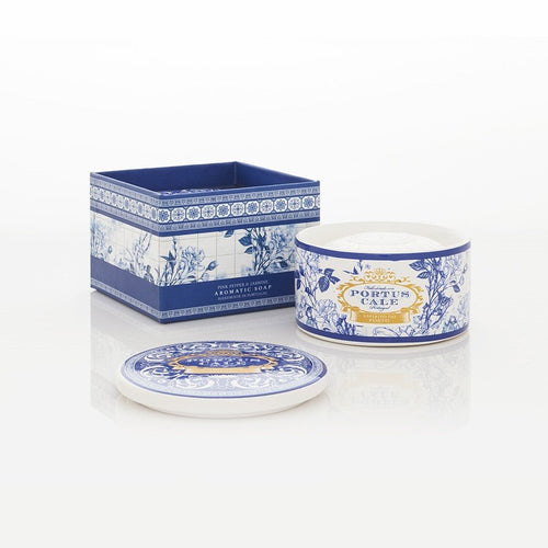 Portus Cale Gold & Blue Soap in Jewel Box - Home Decors Gifts online | Fragrance, Drinkware, Kitchenware & more - Fina Tavola
