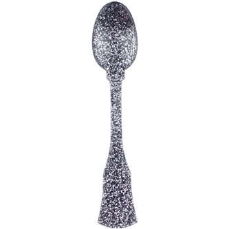 Old Fashion Honorine Glitter Silver Espresso Spoon (Set of 6) - Home Decors Gifts online | Fragrance, Drinkware, Kitchenware & more - Fina Tavola