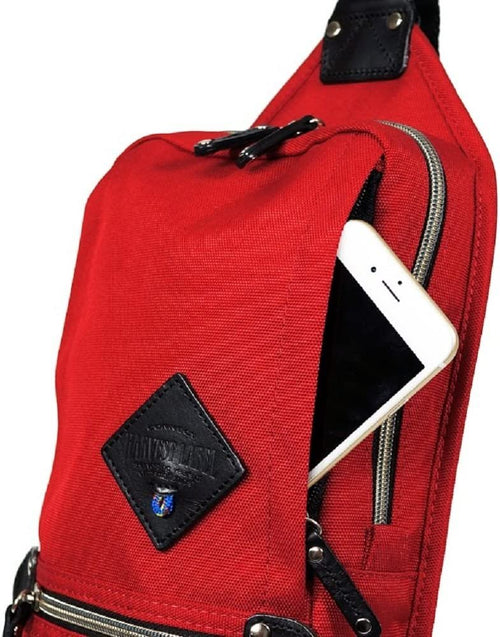 Sling Pack Mono Shoulder Crossbody Bag | Red