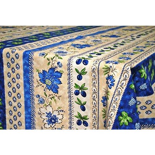 Monaco Cream Coated Cotton Tablecloth 60” x 84” - Home Decors Gifts online | Fragrance, Drinkware, Kitchenware & more - Fina Tavola